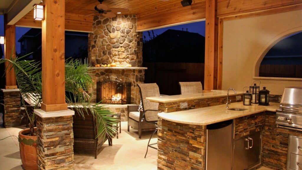 outdoor kitchen countertops in Cantonment, FL 