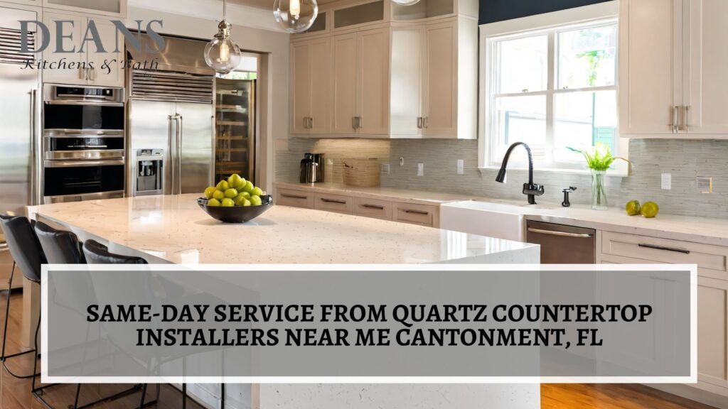 quartz countertop installers near me Cantonment