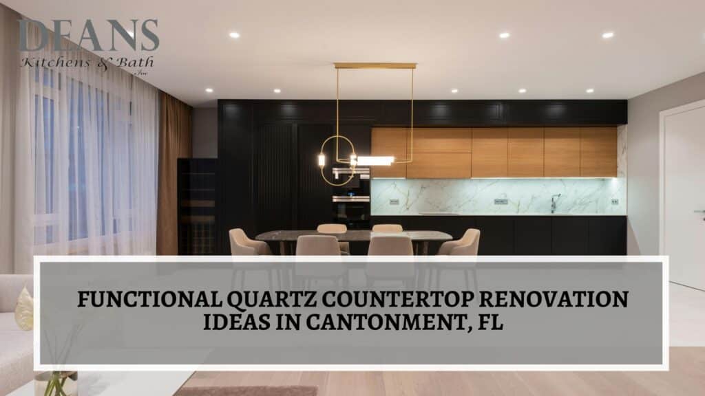 Quartz countertop renovation ideas in Cantonment