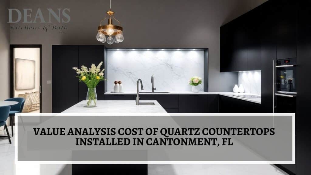 Cost of quartz countertops installed in Milwaukee