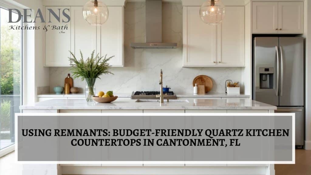 Quartz kitchen countertops in Cantonment